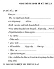 Report on operation
